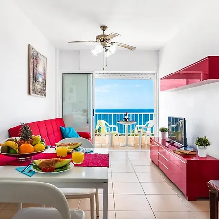 1 1 Beautiful Seafront With Balcony And Wifi Appartement Los Cristianos (Tenerife)